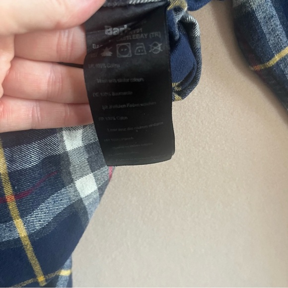 BARBOUR Stapleton Castlebay Tailored Fit Shirt Men' Flannel Western S - Picture 12 of 12